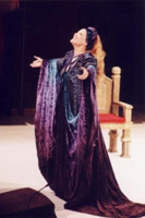 Csavlek Etelka Erzsébet szerepében Wagner Taunhäuser című operájában